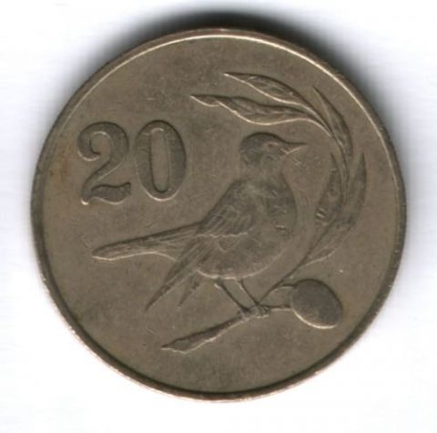 20 центов 1983 г. Кипр VF