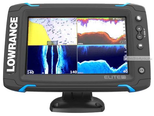 Эхолот  Lowrance Elite-7Ti Mid/High/TotalScan (Артикул: 000-12419-001)