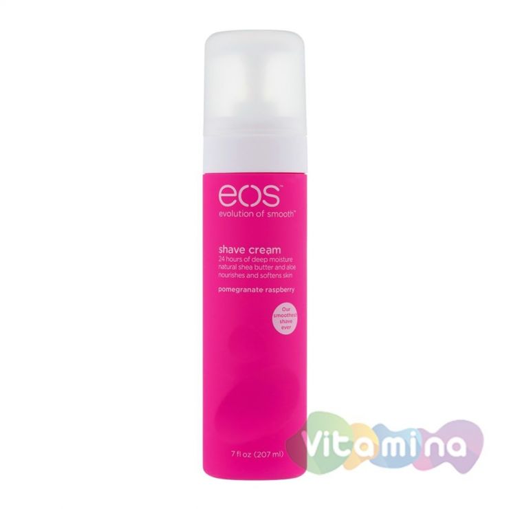 EOS крем для бритья Гранат и Малина, 207 мл