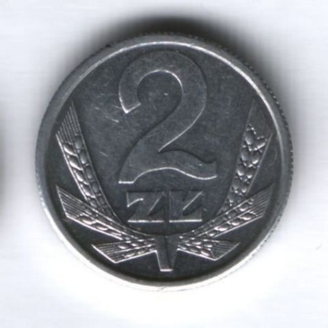 2 злотых 1989 г. Польша