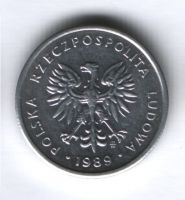 2 злотых 1989 г. Польша