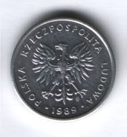 2 злотых 1989 г. Польша