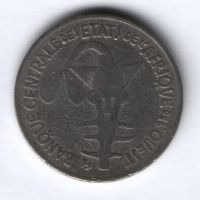 100 франков 1971 г. Западные Африканские Штаты
