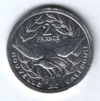 2 франка 2009 г. Новая Каледония