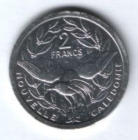 2 франка 2009 г. Новая Каледония