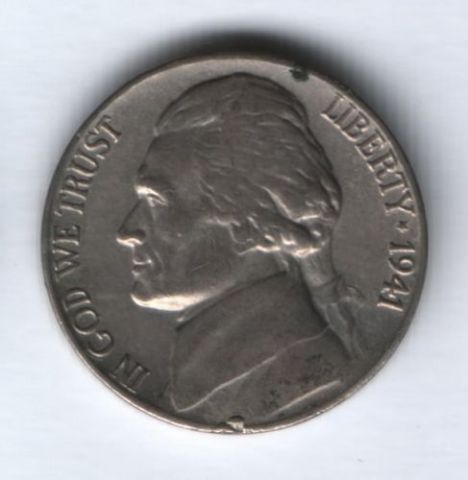 5 центов 1941 г. США, XF