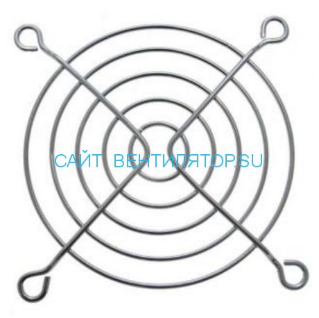 Решетка для вентилятора металлическая 80х80