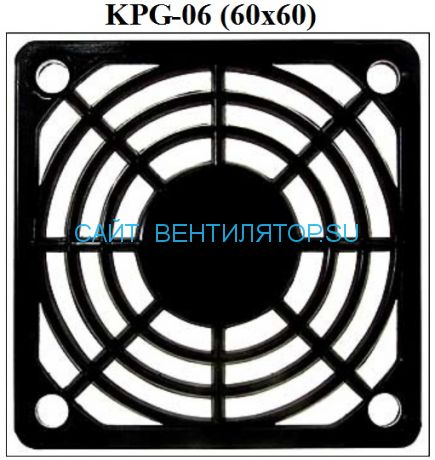 Решетка для вентилятора пластмассовая 60х60