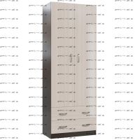 Шкаф 2-х дверный с ящиками МК-3 (70х40х190)