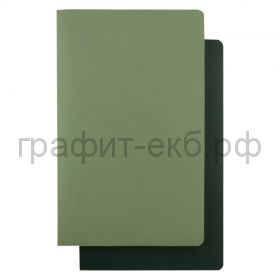 Книжка зап.Moleskine Large Volant нелинованная св.зел./т.зел. QP723K8K11F