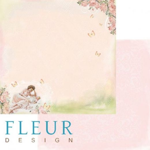 Бумага для скрапбукинга по листу Малышка 3301 Fleur Design