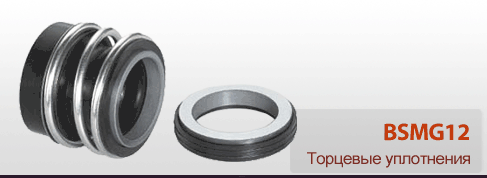Торцевое уплотнение BSMG12-60 G60 CAR/SIC/EPDM