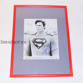 Автограф: Кристофер Рив. Супермен / Superman. Фото 1987 года. Редкость