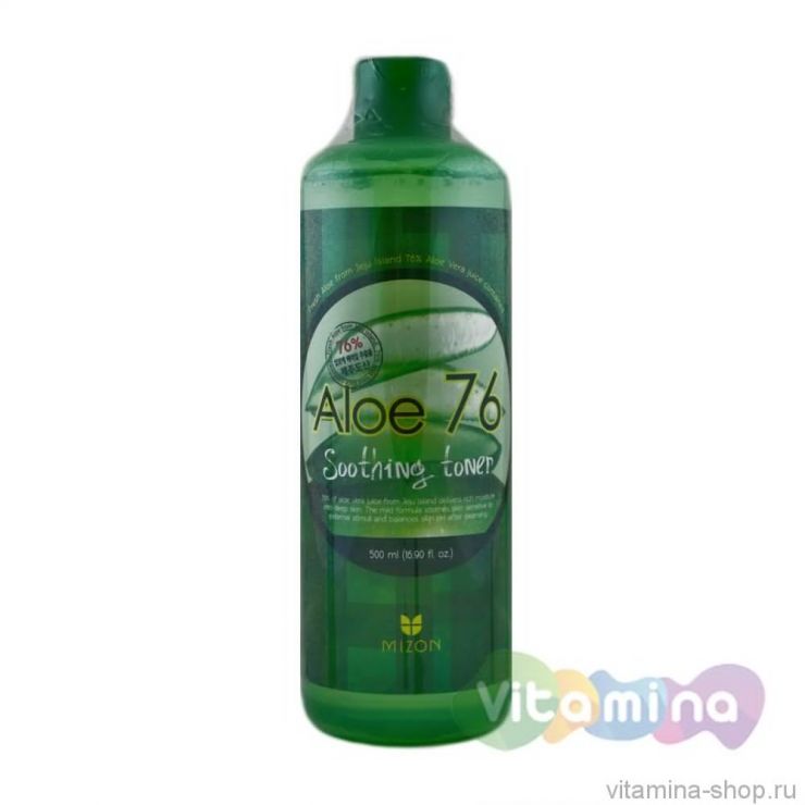 Успокаивающий тонер с Алоэ - Mizon Aloe 76 Soothing Toner