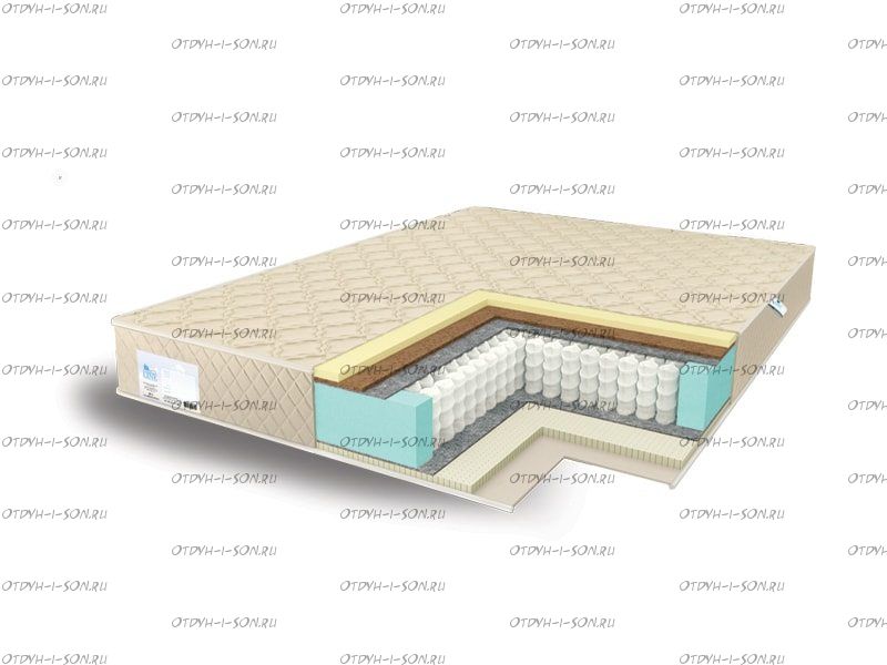 Матрас Medium Memory 2 - Latex 2 S1000 Comfort Line