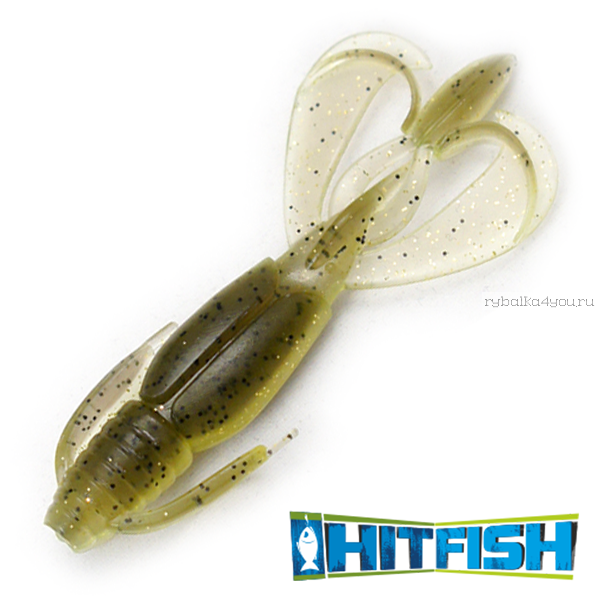 Силиконовая приманка Hitfish Crawdroll "2.7 / упаковка  5 шт / цвет:  R116