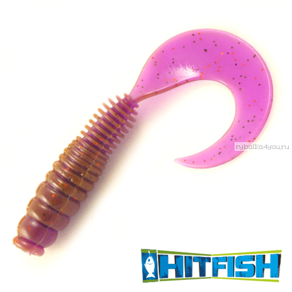 Силиконовая приманка Hitfish Screwtail "2 / упаковка 11 шт / цвет: R134