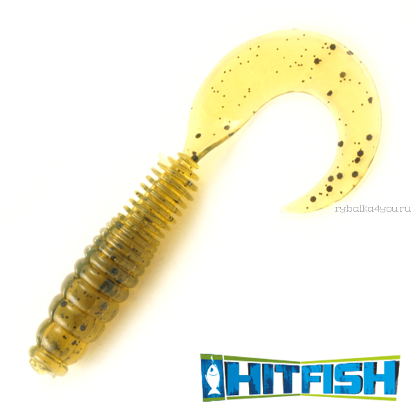 Силиконовая приманка Hitfish Screwtail "2 / упаковка 11 шт / цвет:  R17