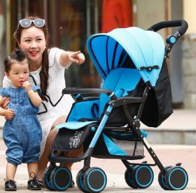 Коляска прогулочная Babytime Голубая