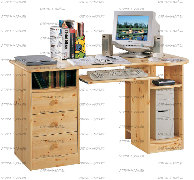 Стол компьютерный №3 массив