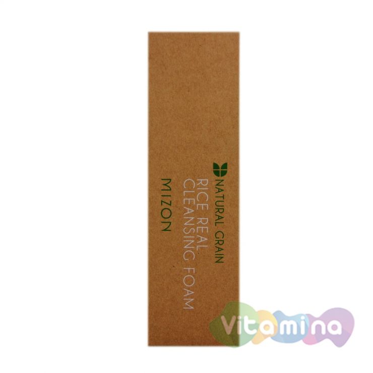 Очищающая пенка с натуральным рисом, 150 мл - Mizon Rice Real Cleansing Foam