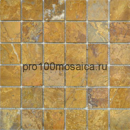 CV20014 Мозаика Mos.Polished Golden Travertin 50х50, 305х305х10 мм (Colori Viva)