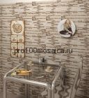 CV20081 Strips Mix.Polished Light Emperador+Dark Emperador 305x305х10 мм (Colori Viva)