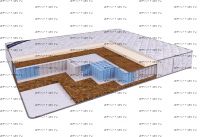 Матрас бесклеевой Beautyson Hit VarioHard S1200