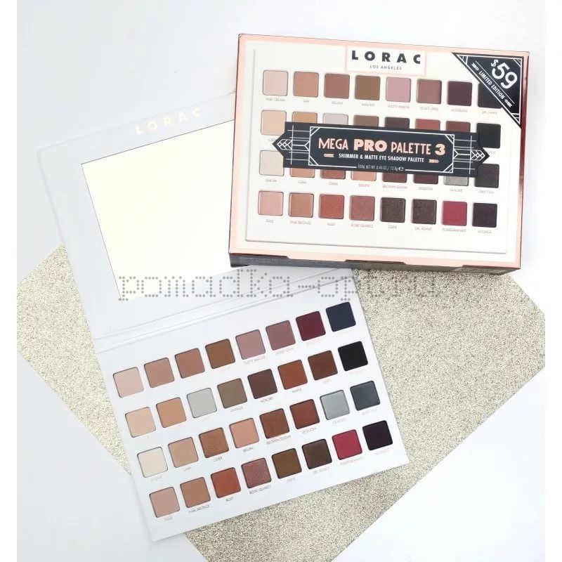 ТЕНИ 32 ЦВЕТА LORC MEGA PRO PALETTE