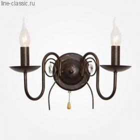 Бра ES 60018/2 черный с золотом