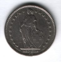 1 франк 1976 г. Швейцария