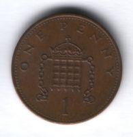 1 пенни 1982 г. Великобритания