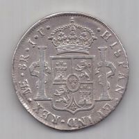8 реалов 1820 г. Перу. Испания