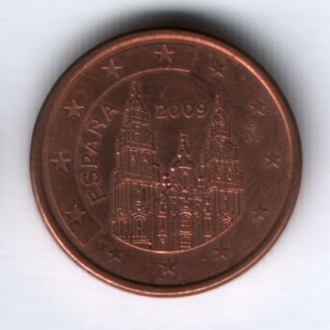 5 евроцентов 2009 г. Испания