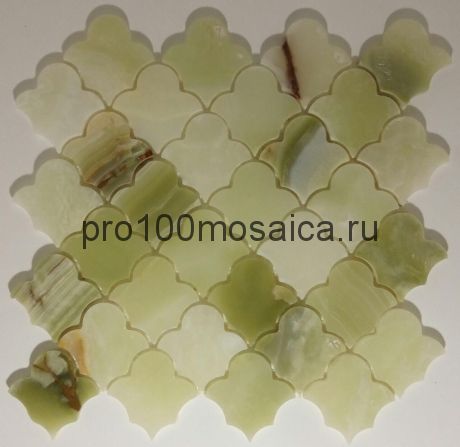 KA33. Мозаика серия Камень Джейд чип 50*65, размер, мм: 265*275*8 (Happy Mosaic)