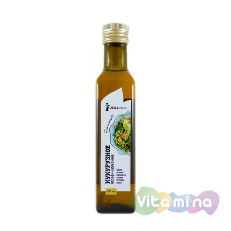 Масло кукурузное нерафинированное, 250 мл