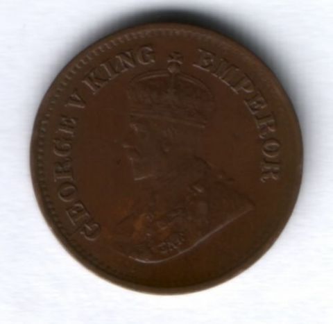 1/2 пайса 1934 г. Индия