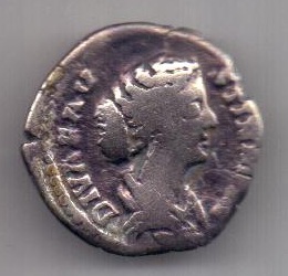 денарий (147-161 AD) Фаустина. Рим