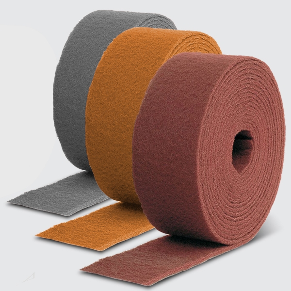 Smirdex Нетканый абразивный материал в рулоне SMF 1000 (жёлтый), 115 мм x 10 м SMIRDEX