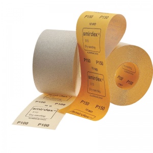 Smirdex P400 Абразивная бумага в рулонах SMIRDEX 510 White, 116 мм x 50 м, (упаковка 1 шт.)