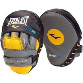 Лапы боксёрские Everlast изогнутые Evergel Mantis 410001GLU