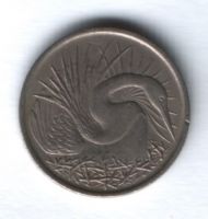 5 центов 1967 г. Сингапур