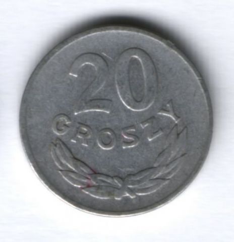 20 грошей 1949 г. Польша, VF