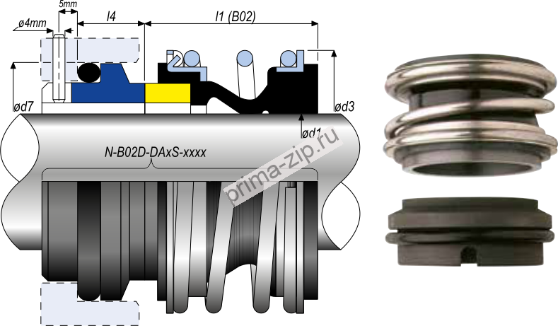 торцевое уплотнение для насосов Alfa Laval
