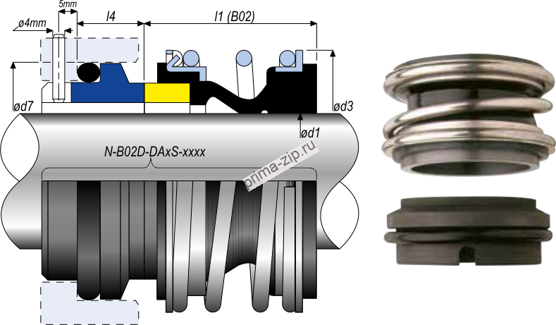 торцевое уплотнение для насосов Alfa Laval