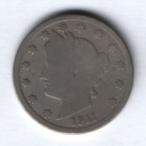 5 центов 1911 г. США