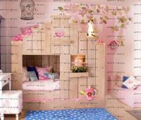 Кровать двухъярусная Домик Fantasy №26