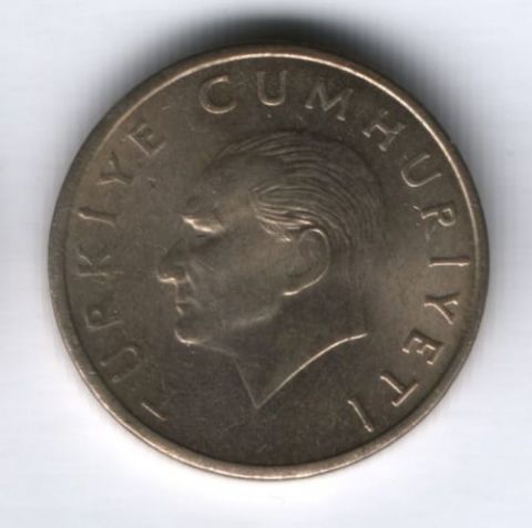10000 лир 1996 г. Турция XF