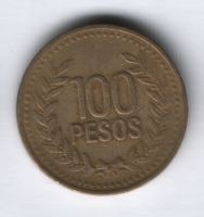 100 песо 1994 г. Колумбия