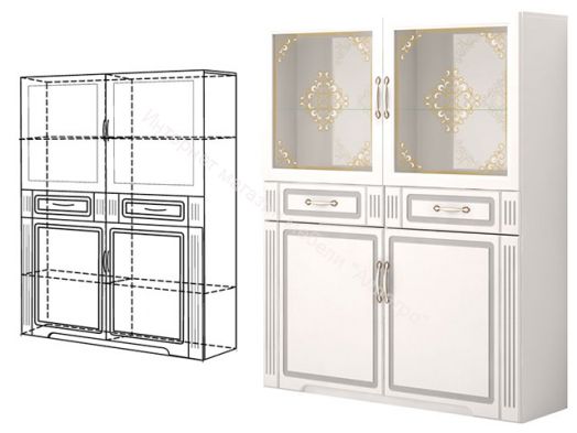 Гостиная "Виктория" Комплектация № 3